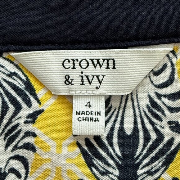 Crown & Ivy Zebra face Tunic Shift Dress Size 4 - Picture 9 of 10